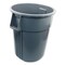 Impact Products 55 gal Round Heavy Duty Plastic Can, Gray, Open Top, Plastic IMP 7755-3 - alternate 1